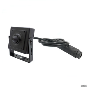 OEM 1/3 "CMOS Super 0.001Lux warna penuh 4.0MP Mini Square IP jaringan kamera HD dengan 3.7mm Pinhole lensa POE untuk kotak burung - Product Image 1