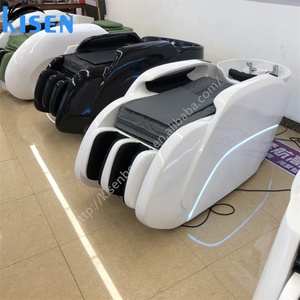 เตียงสระผมไฟฟ้า KISEN พร้อมระบบนวดศีรษะด้วยน้ำและเครื่องอบไอน้ำ  พร้อมไฟบำบัดหลากสี  อุปกรณ์สปาเท้าสำหรับร้านเสริมสวย - Product Image 5