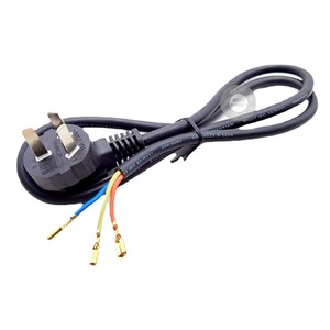 Automatic Power-Off Electric Kettle Three-Core Grounded Connection Wire Pure Copper Wire Core EU <b>Plug</b> Standard KC Male End Type - Product Image 2