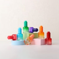 Flacon compte-gouttes en verre personnalisé de 30 ml, multicolore, en forme de gâteau, avec bouchon à bouton-poussoir et pompe pour sérum, huile, gouttes pour les yeux et soins de la peau