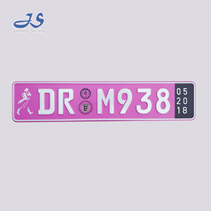 Variedad de Matrículas Personalizadas, Placas de Matrícula Coloridas, Placas de Registro de Vehículos - Product Image 4