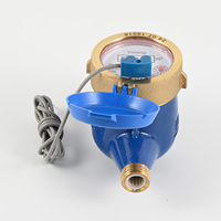Compteur d'eau volumétrique en laiton à piston rotatif de 1/2 'R200 avec ligne de lecture à distance