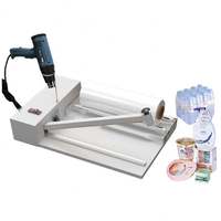 Mini-scelleuse thermique semi-automatique manuelle, machine de soudage thermique et de découpe horizontale pour films BOPP et sacs en papier alimentaires
