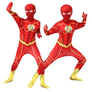 En oferta, disfraz de superhéroe para chico de Halloween, traje de Cosplay Zentai Onesie, mono, Mono para niños - Product Image 1