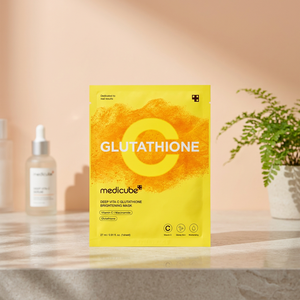 Masque éclaircissant au glutathion Deep Vita C de Medicube, soin coréen pour la peau, 1 pièce, masque facial à la vitamine C pour l'éclat - Product Image 4