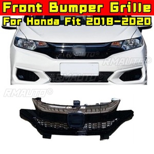 Para Honda Fit 14-18 18-20, Pieza de Tuning, Parrilla Delantera Superior de Carreras, Parrillas de Carreras, Parrilla Delantera de Parachoques de Coche, Pieza Exterior - Product Image 1