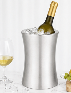 1.2L Double Walled Ice Bucket Stainless Steel <b>Wine</b> Cooler Bar Ice <b>Container</b> Champagne Chiller Beer Cooling Bucket Tabletop Ice - Product Image 2