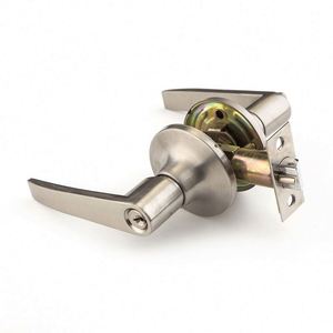 WEKIS Entry Stainless Steel Keyless 60mm Backset Mortise <b>Lock</b> Lever Handle Universal Door Knob Hardware 3 <b>Keys</b> ANSI Grade 2 - Product Image 4