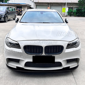 Front Bumper Lip Spoiler Diffuser <b>Splitters</b> Body Kit Aprons Cover Guard Trim for BMW 5 Series F10 F11 M5 2011-2017 - Product Image 4