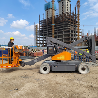 PLK Construction en état neuf Travail aérien Batterie diesel Nacelle articulée Ascenseur hydraulique pour homme 14m 16m 18m