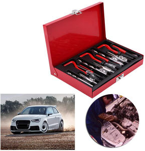 Hilo de kit de instalación/reparación <span class=keywords><strong>herramienta</strong></span> taladro kit grifo 88 piezas de kit de reparación de roscado inserciones - Product Image 5