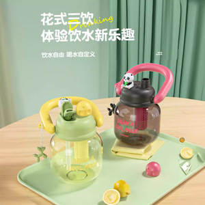 Decani Children's Water Bottle 500Ml Dual Drink Portable With Straw Bpa Free Back To School Use - Product Image 3