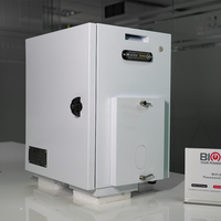 Kit de vidéosurveillance solaire à installation individuelle avec batterie au lithium MPPT et chargeur CA, compatible avec les caméras IA pour chantier de construction