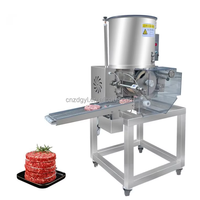 Machine automatique de fabrication de grosses croquettes de poulet 220V Falafel Viande Escalopes Forme de tarte Production Moteur manuel