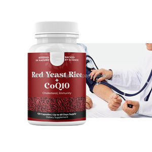 Cápsulas de Arroz Fermentado Rojo con CoQ10 y Magnesio, Suplemento para la Salud del Corazón, Cápsulas de Arroz Fermentado Rojo con CoQ10 - Product Image 2
