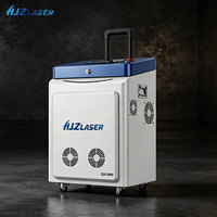 Pulitore Laser a Impulsi Portatile con Valigetta Leggera, Macchina di Precisione a Fibra per la Rimozione di Ossido di Alluminio e Vernice