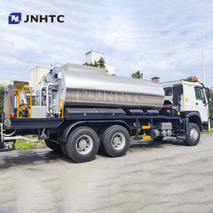 HOWO รถ10CBM ยางมะตอยอัจฉริยะใหม่รถบรรทุกกระจายยางมะตอย - Product Image 4