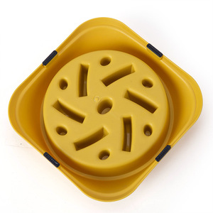 Gamelle anti-étouffement pour chiens et chats en PP, design surélevé, pour une alimentation lente - Product Image 1