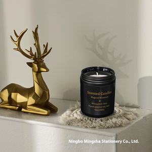 Bougie d'aromathérapie à la cire <span class=keywords><strong>de</strong></span> soja naturelle Healing Night Parfum durable sans fumée noire pour la relaxation dans la chambre <span class=keywords><strong>de</strong></span> Noël - Product Image 3