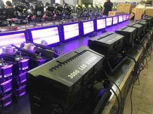 Lampu strobo kecerahan tinggi <span class=keywords><strong>LED</strong></span> atom kuat 3000W <span class=keywords><strong>LED</strong></span> RGBW lampu strobo untuk panggung Bar pesta disko lampu cuci DMX - Product Image 6