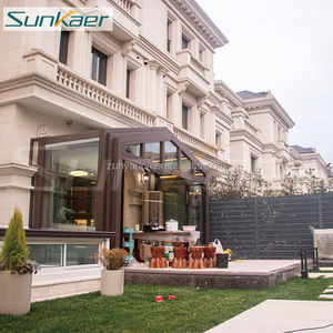 Sunkaer 3D diseño personalizado vinilo vidrio proyectado retráctil al aire libre sol gazebo sunroom patio recinto terraza cubierta - Product Image 1