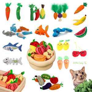 Jouet en peluche durable pour chien et chat, balle à mâcher en caoutchouc latex couineuse, jouet de chaton, jouet à mâcher à la catnip pour animaux de compagnie, vente en gros - Product Image 5
