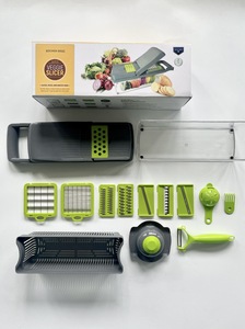 Dụng cụ nhà bếp bền vững 16 1 PP máy cắt hành tây cầm tay đa năng máy Thái trái cây khoai tây Máy ép gọt vỏ rau thủ công - Product Image 6