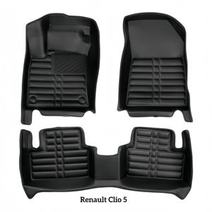 Tapis de sol de voiture en cuir EVA 5D pressé à chaud, imperméables, modèle personnalisé unique pour <span class=keywords><strong>Renault</strong></span> Duster, Megane, Sandeor, Logan - Product Image 4