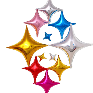 10 26 36 pulgadas <span class=keywords><strong>globo</strong></span> de papel de aluminio 4 puntos azul estrella en forma de fiesta pequeños globos de helio Globos decoración de fiesta - Product Image 1