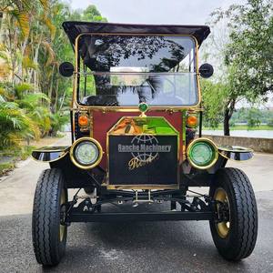 Auto Clásico Eléctrico Antiguo de Época, Auto Turístico Retro Antiguo con Batería de Plomo-Ácido, 4-17 Asientos, Velocidad Máxima de 60 km/h, en Venta - Product Image 4