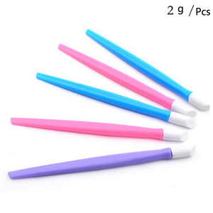 Unids/bolsa <span class=keywords><strong>de</strong></span> plástico con mango para <span class=keywords><strong>uñas</strong></span>, palos <span class=keywords><strong>de</strong></span> colores para hombre y mujer, limpiador <span class=keywords><strong>de</strong></span> cutículas con punta <span class=keywords><strong>de</strong></span> goma, 100 - Product Image 3
