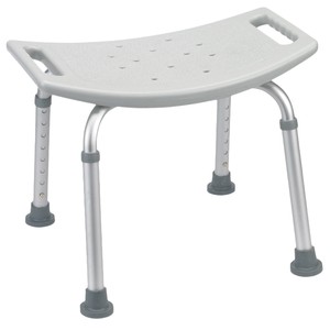 Chaise de douche Medco avec dossier réglable en alliage d'aluminium, tabouret de sécurité pour salle de bain pour personnes âgées et femmes enceintes - Product Image 5