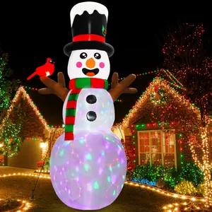 Decoraciones Inflables Navideñas para Jardín Ourwarm, Muñeco <span class=keywords><strong>de</strong></span> <span class=keywords><strong>Nieve</strong></span> y Santa Claus, Venta al por Mayor <span class=keywords><strong>de</strong></span> Decoraciones Navideñas - Product Image 4
