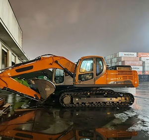 รถขุดตีนตะขาบ Doosan DX245HD สีเหลือง อุปกรณ์ก่อสร้างไฮดรอลิกสำหรับงานหนัก - Product Image 3
