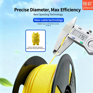 Filament PLA couleur arc-en-ciel 1,75 mm pour imprimante 3D, 1 kg (2,2 lb), translucide, soyeux, mat, pailleté, dégradé - Product Image 5