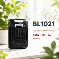 Compatible avec la batterie lithium-ion BL1021 12V 30Ah ; Convient également aux perceuses sans fil BL1041 et autres outils électriques fabriqués en Chine.