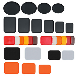 Wholesale Modern <strong>Custom</strong> Shape Unique Plastic Restaurant Food <strong>Serving</strong> Drinks <strong>Tray</strong> for Coffee Shop Party - Product Image 6