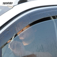 Deflectores de Ventana Laterales ABS Duraderos y a Medida, Visores de Sol y Protectores de Lluvia para Ventanas Laterales de Byd Shark 6