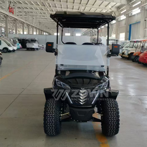 Excellent fabricant de voiturettes de golf électriques noires 6 places, véhicule de tourisme, véhicule pour parcours de golf, club-house et zone de réception, buggy de golf - Product Image 2