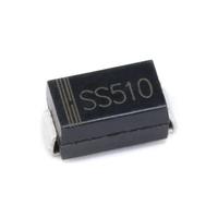 Composants électroniques originaux SS510 en gros d'usine, diode Schottky simple 100V 5A DO214AC