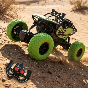 Voiture RC tout-terrain 4CH en plastique à l'échelle 1:16 avec câble USB rechargeable, jouet télécommandé pour enfants - Product Image 3