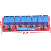 Module de relais 8 canaux 12V CC avec optocoupleur / Déclenchement de niveau haut et bas pour Raspberry Pi