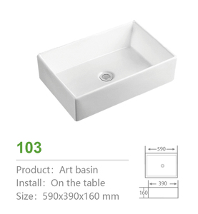 Lavabo da Appoggio Moderno in Ceramica con Texture Ondulata, Foro di Troppopieno, Resistente alle Macchie, Anti-Ingiallimento, Facile da Pulire, per Bagno - Product Image 2