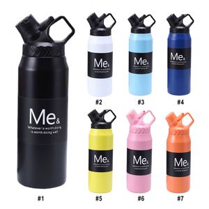 Bouteille d'eau sport en aluminium de haute qualité avec logo personnalisé, 750 ml et 950 ml, bouteille d'eau promotionnelle avec poignée, vente en gros - Product Image 2