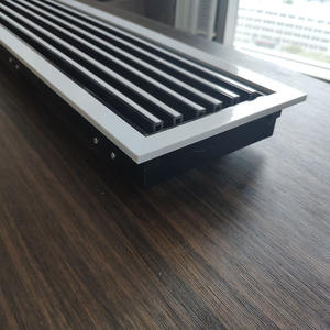 <span class=keywords><strong>Grille</strong></span> de couverture de ventilation de climatiseur, système de ventilation de climatiseur personnalisé, couleur noire et blanche réglable - Product Image 5