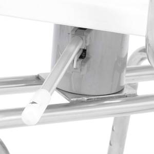 Chaise de douche avec accoudoirs et dossier YK-791S en acier thermolaqué pour la sécurité dans la salle de bain - Product Image 2