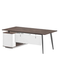 Chaise et table de bureau pour une personne Table de bureau Mobilier Table de bureau communale de Dubaï avec section pour la banque