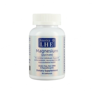 Suplemento de Glicinato de Magnesio para Adultos, Apoyo para el Alivio del Estrés, el Sueño y la Salud del Corazón, Cápsulas de Magnesio - Product Image 1