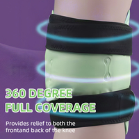 Bingzhen OEM ODM Compresse chaude et froide pour soulager la douleur, réduire l'inflammation, en nylon durable et peluche, enveloppement de genou pour thérapie physique