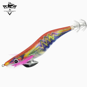 Prix compétitif, vente en gros, leurre de pêche en bois, appât lumineux en bois, crevettes en bois qui coulent rapidement, leurres de pêche en bois pour la mer, la rivière, le ruisseau - Product Image 5